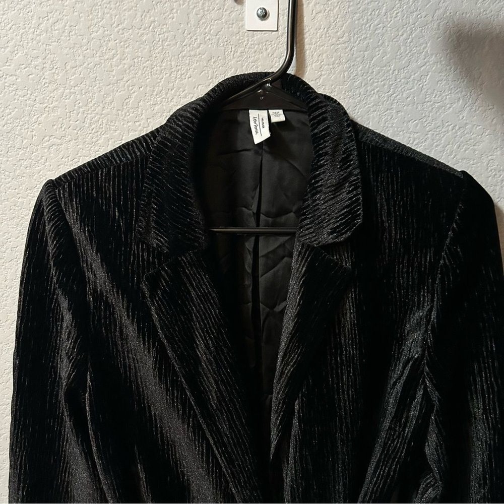 & Other Stories Tie Belt Velour Blazer SIZE 6 - Picture 6 of 8
